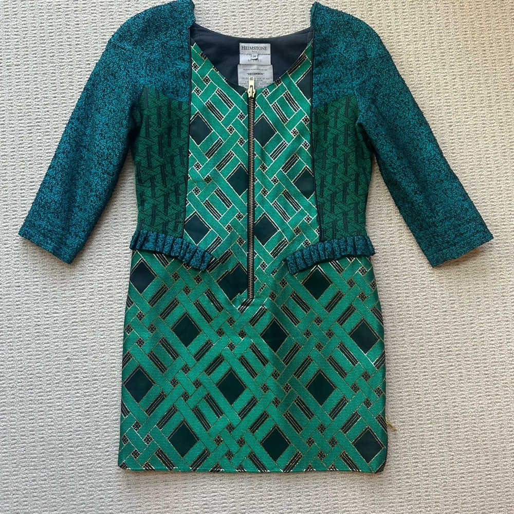 Vintage Heimstone Paris “DECEMBER” Mini Dress